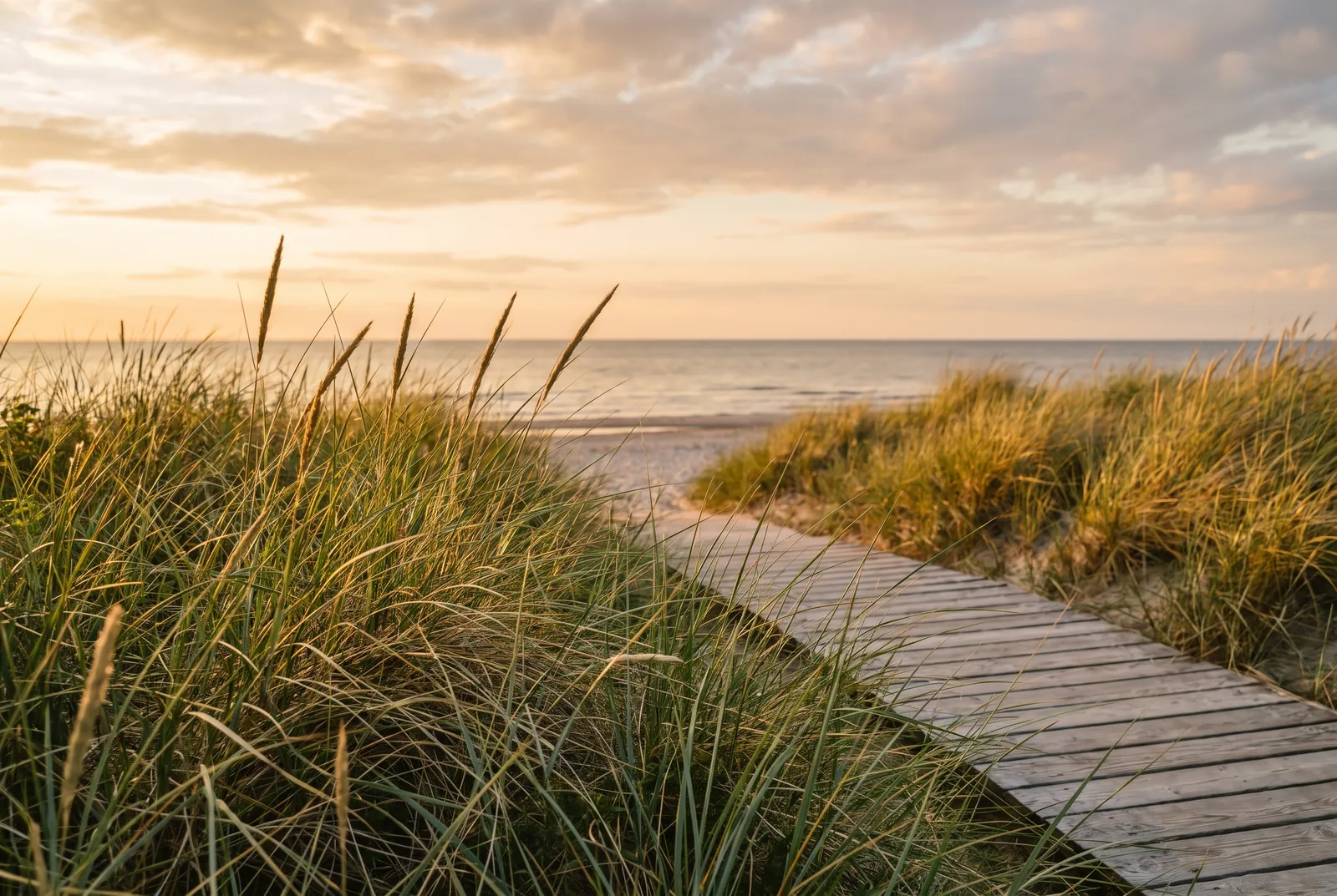 Dünen und Strand an der Ostsee
