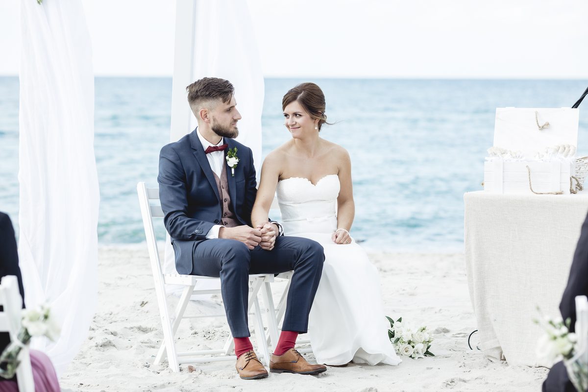 Hochzeitsfeier am Strand