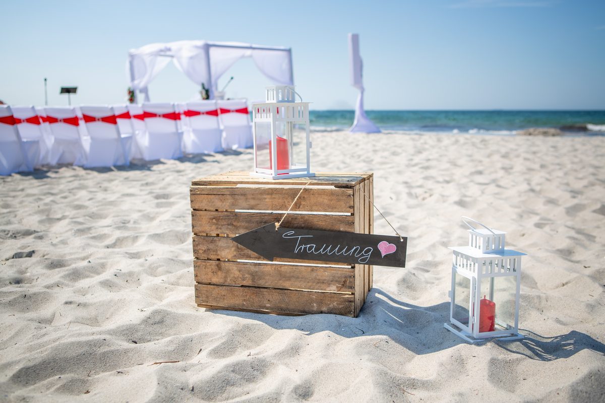 Hochzeit am Strand
